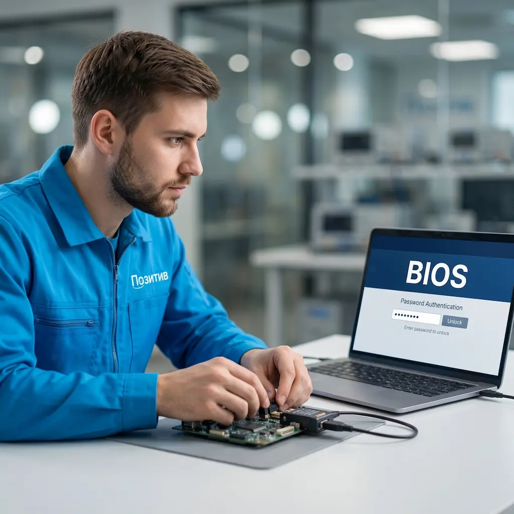 Снятие пароля BIOS ноутбука в Чебоксарах
