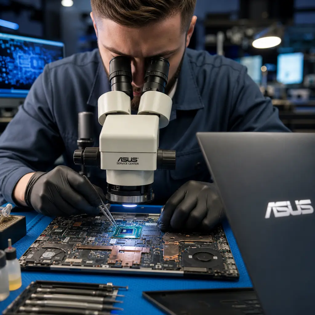 Замена видеокарты ноутбука Asus в Чебоксарах