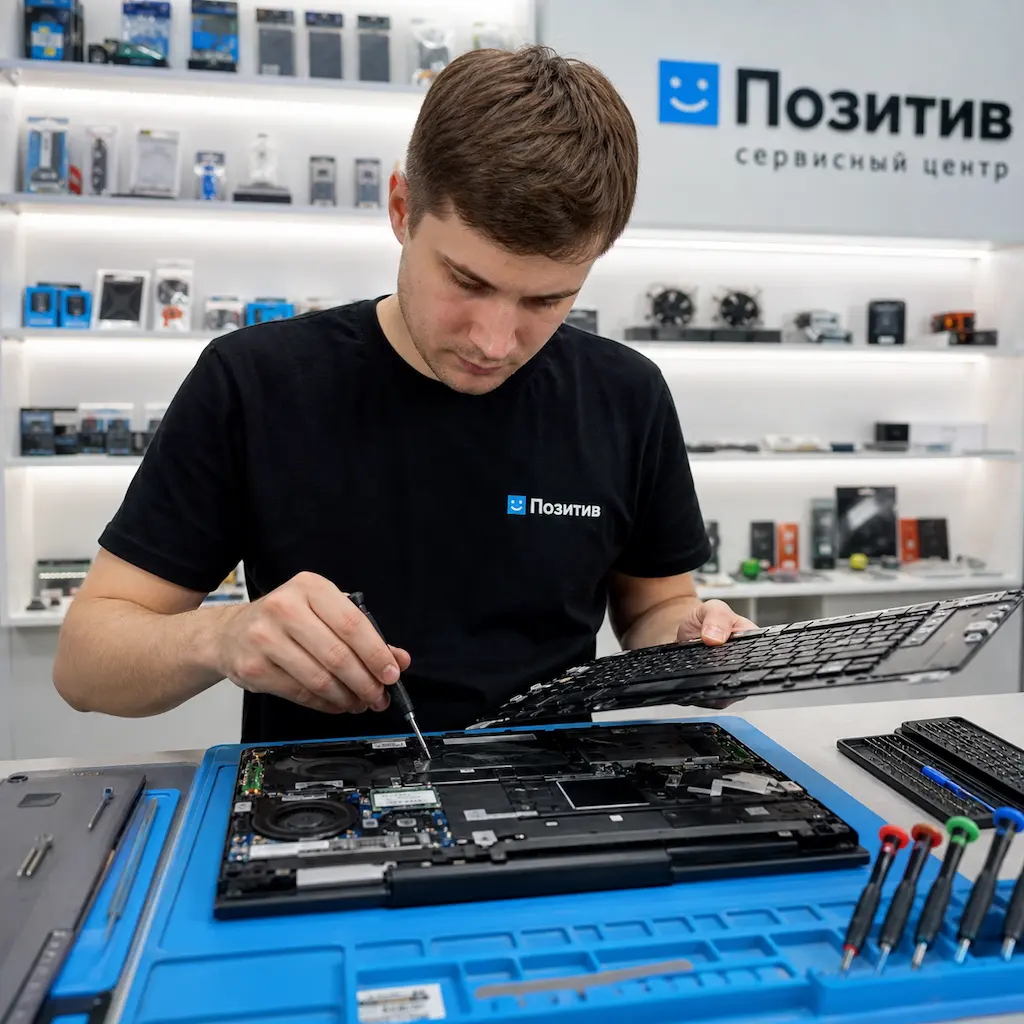 заменить клавиатуру на ноутбуке Samsung в Чебоксарах