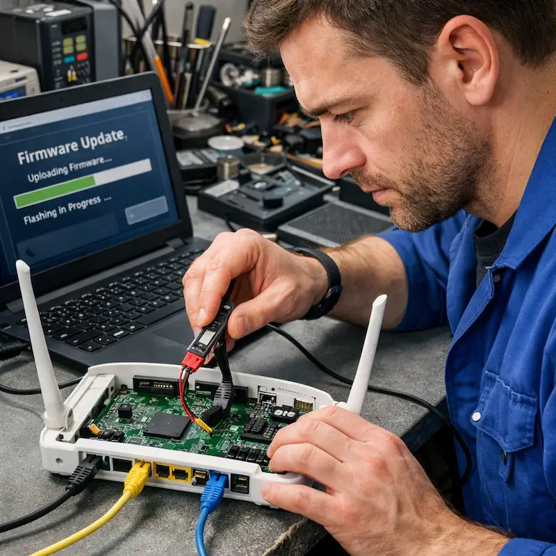 Обновление прошивки роутера в Чебоксарах