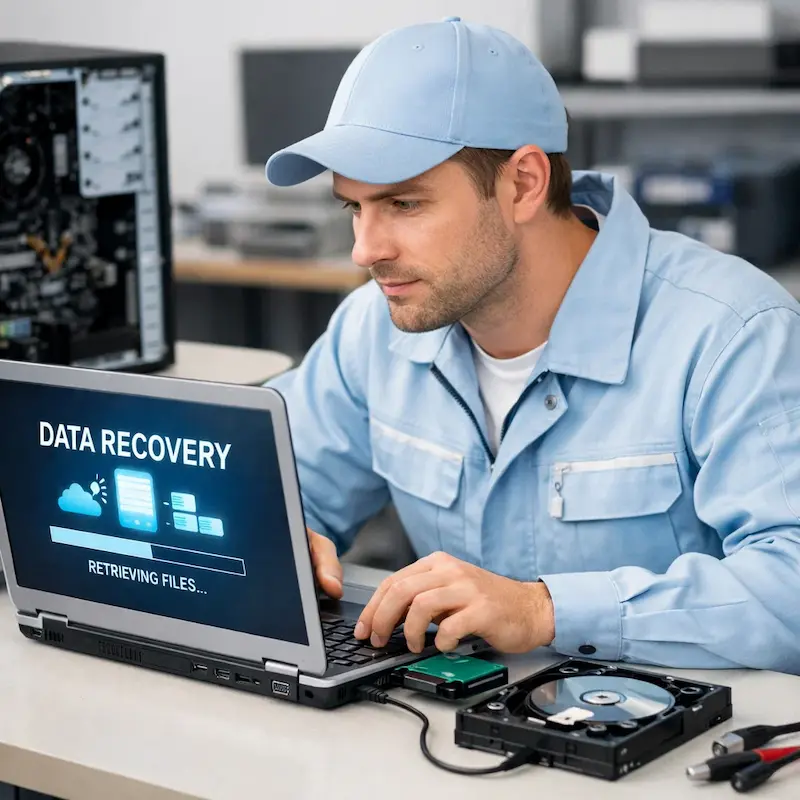 Восстановление данных и файлов в Чебоксарах