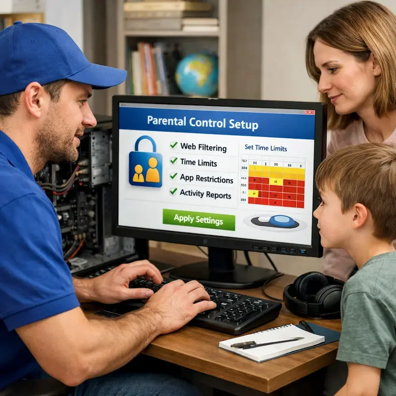 установка родительского контроля в Чебоксарах