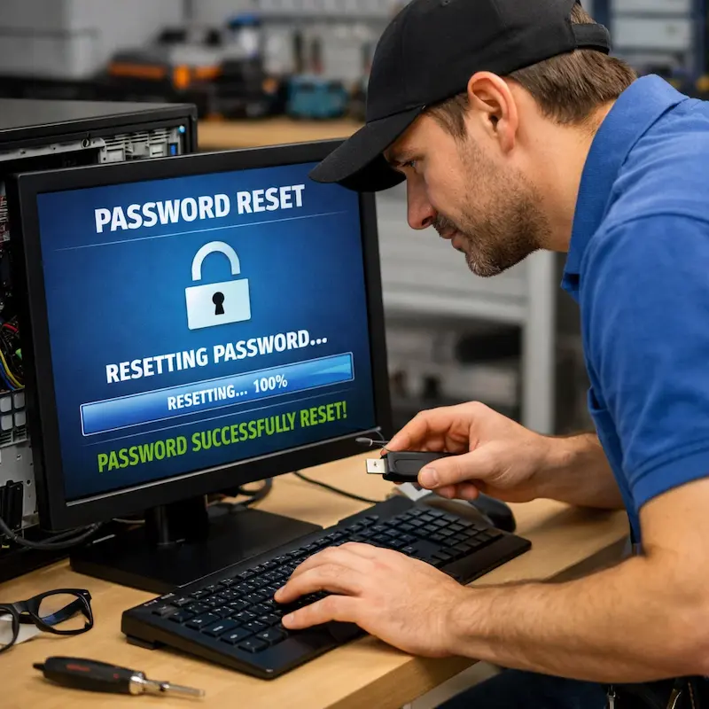 Сброс пароля от компьютера в Чебоксарах