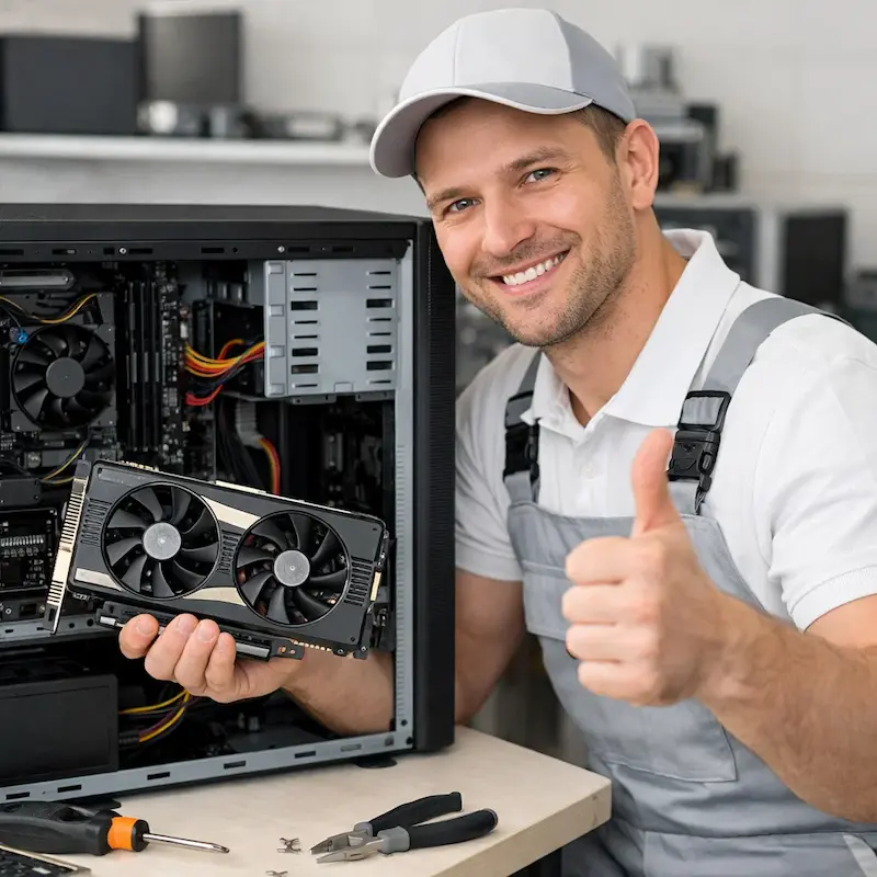 Замена видеокарты ПК в Чебоксарах