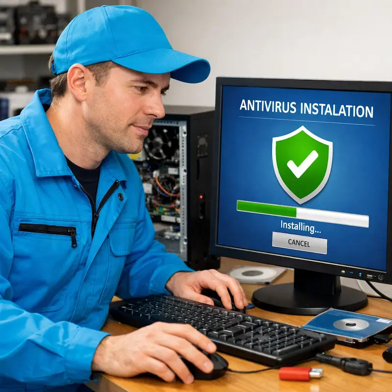Установка антивируса на ноутбук в Чебоксарах