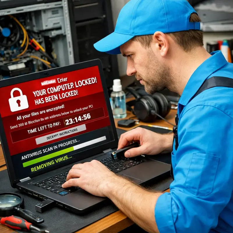 Удалить винлокер в Чебоксарах